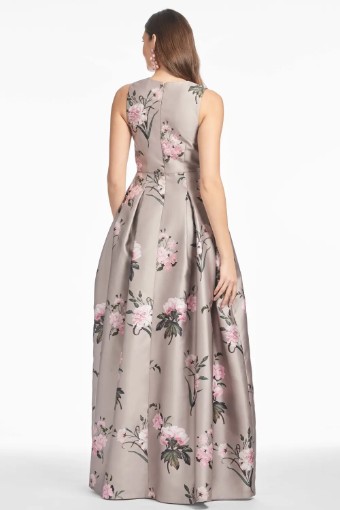 Sachin & Babi Brooke Gown - Pewter/English Rose #3 thumbnail