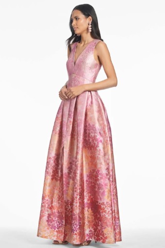 Sachin & Babi Brooke Gown- Light Sunset Hydrangea #1 thumbnail