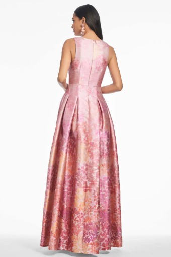 Sachin & Babi Brooke Gown- Light Sunset Hydrangea #2 thumbnail