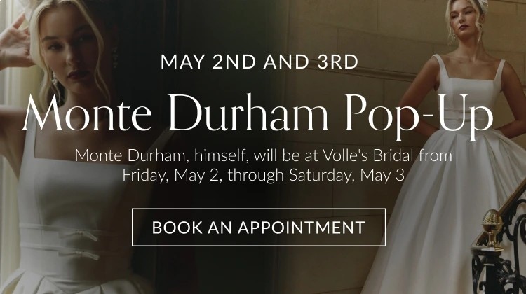 Model Wearing Monte Durham Elissar Gown, mobile banner
