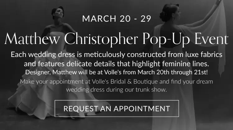 Matthew Christopher pop up at Volle's