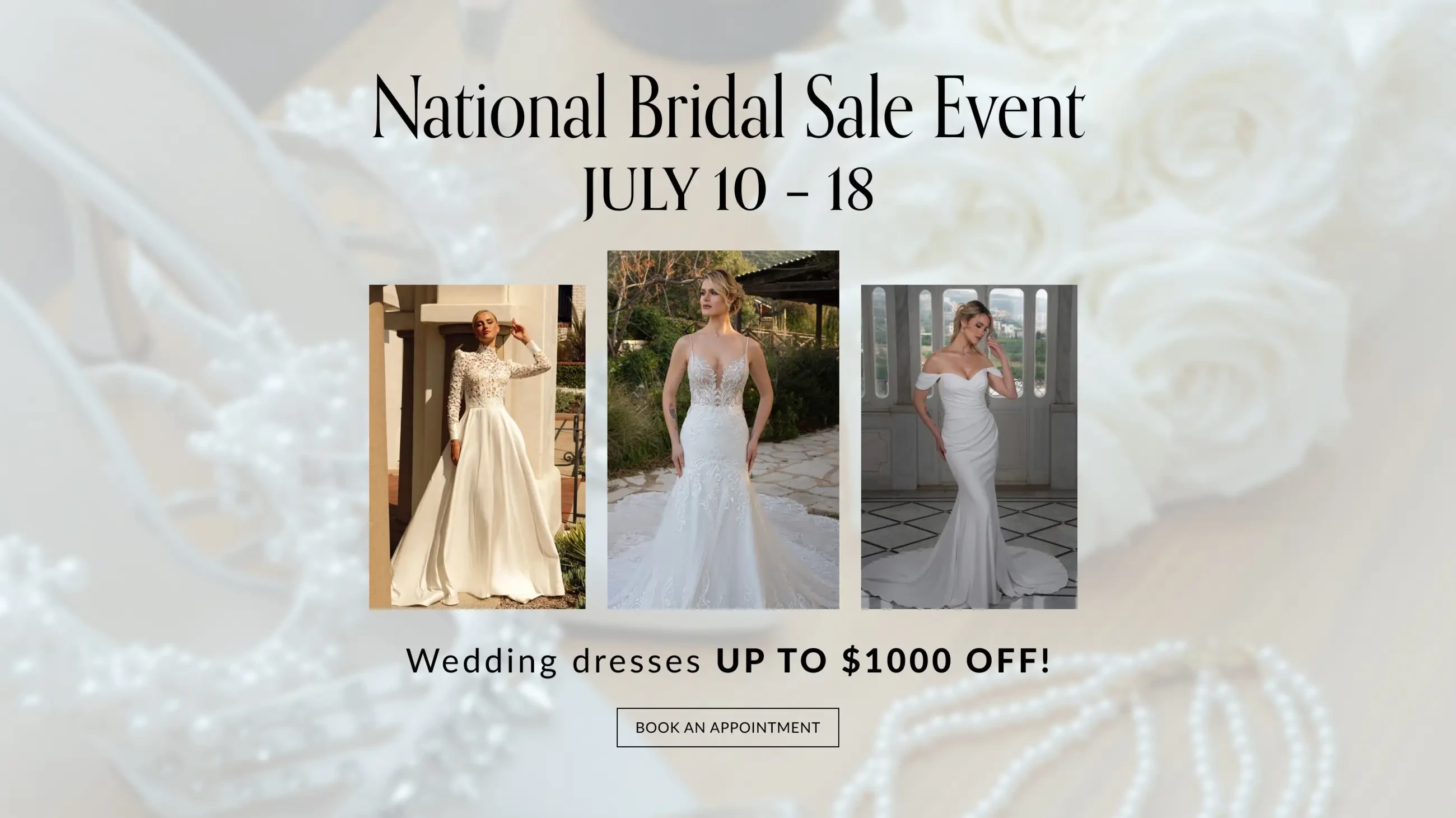 National Bridal Sale event - Volle's Bridal